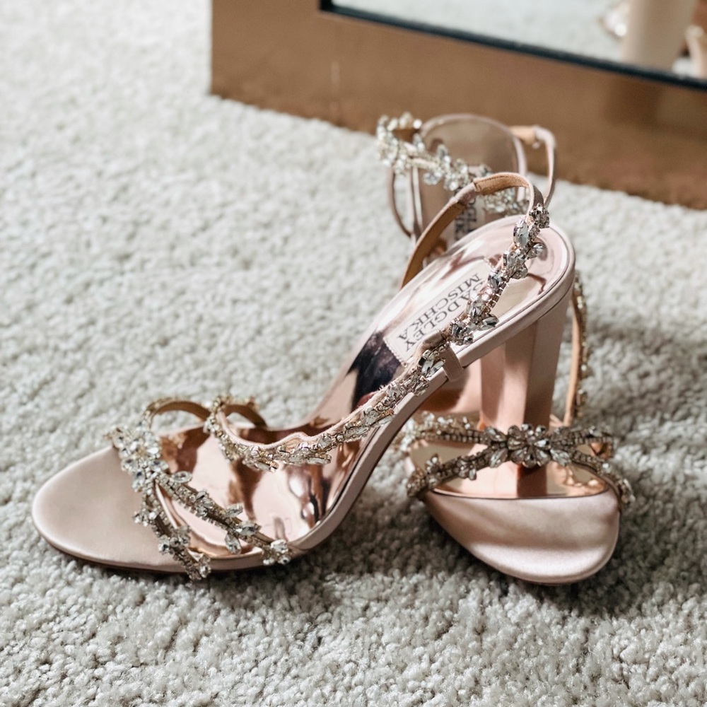 Badgley Mischka Stiletto Bridal with Jewels